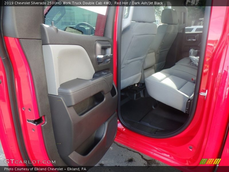 Red Hot / Dark Ash/Jet Black 2019 Chevrolet Silverado 2500HD Work Truck Double Cab 4WD
