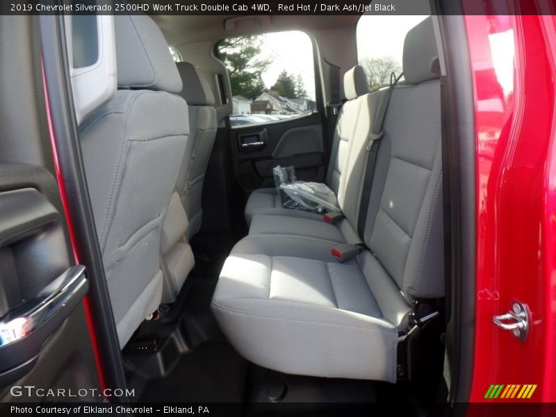 Red Hot / Dark Ash/Jet Black 2019 Chevrolet Silverado 2500HD Work Truck Double Cab 4WD