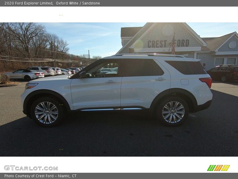 Oxford White / Sandstone 2020 Ford Explorer Limited