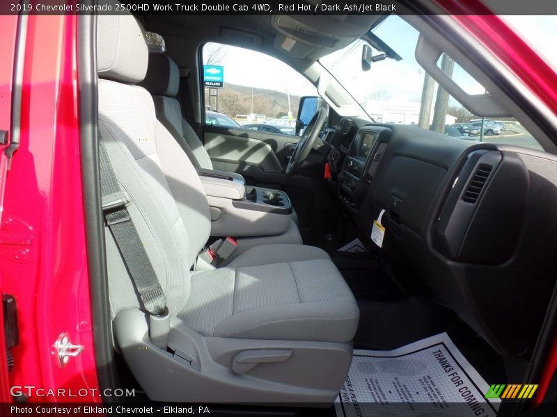 Red Hot / Dark Ash/Jet Black 2019 Chevrolet Silverado 2500HD Work Truck Double Cab 4WD