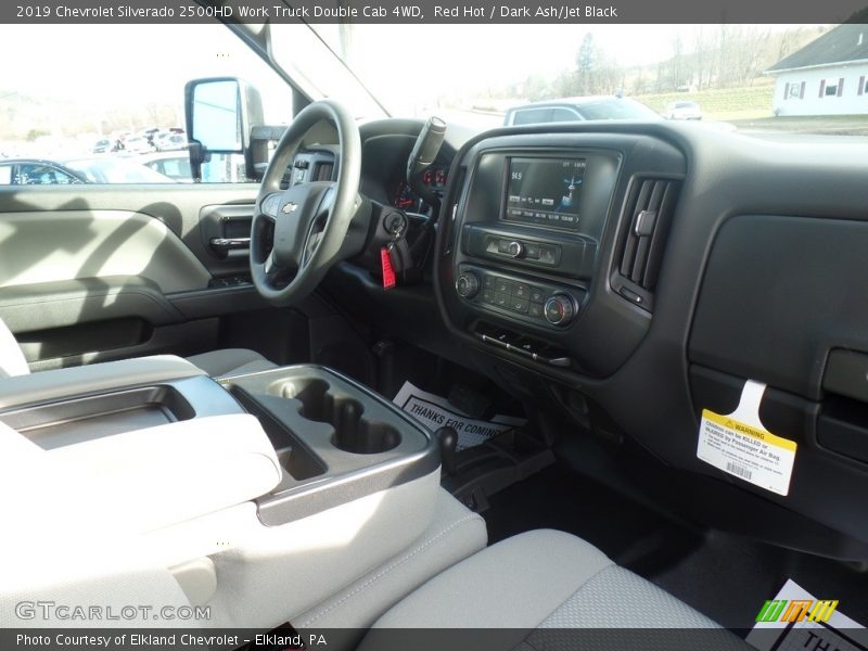 Red Hot / Dark Ash/Jet Black 2019 Chevrolet Silverado 2500HD Work Truck Double Cab 4WD