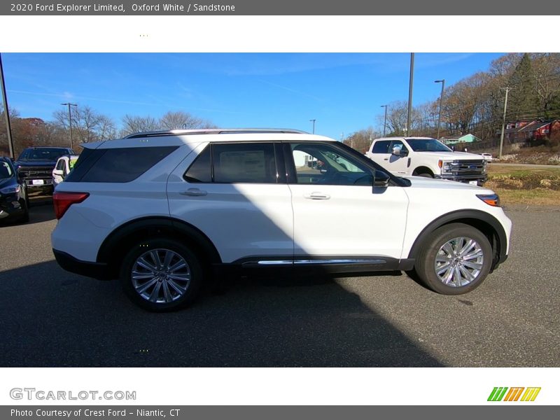 Oxford White / Sandstone 2020 Ford Explorer Limited