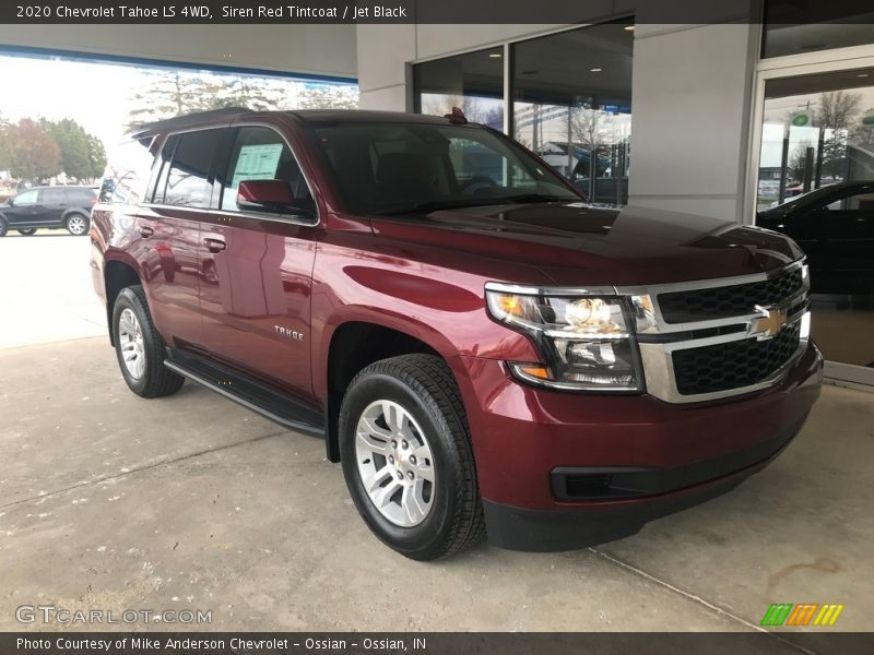 Siren Red Tintcoat / Jet Black 2020 Chevrolet Tahoe LS 4WD