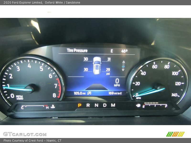 Oxford White / Sandstone 2020 Ford Explorer Limited