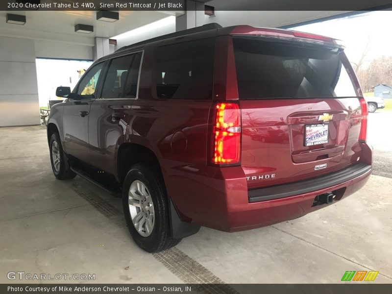 Siren Red Tintcoat / Jet Black 2020 Chevrolet Tahoe LS 4WD