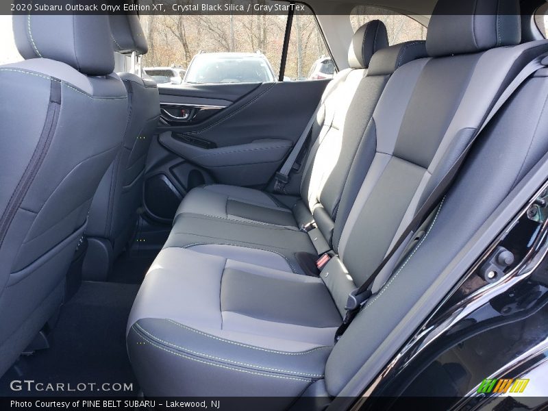 Rear Seat of 2020 Outback Onyx Edition XT