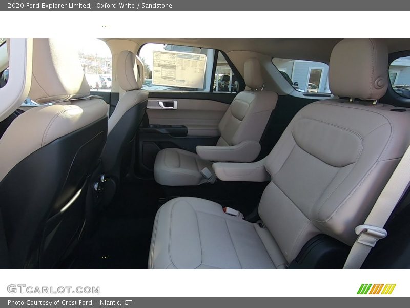 Oxford White / Sandstone 2020 Ford Explorer Limited