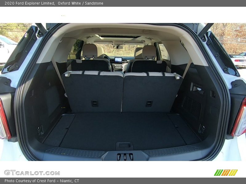 Oxford White / Sandstone 2020 Ford Explorer Limited