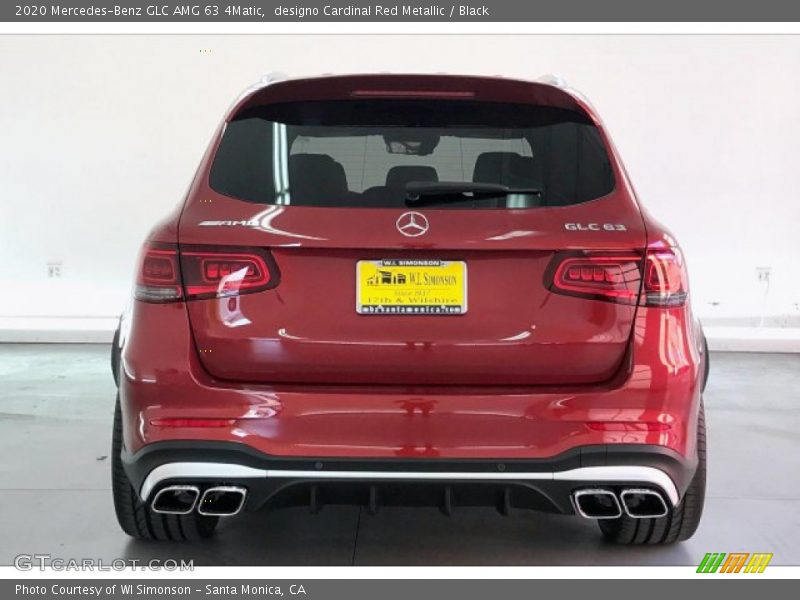 designo Cardinal Red Metallic / Black 2020 Mercedes-Benz GLC AMG 63 4Matic