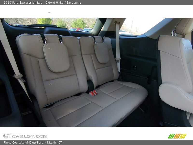 Oxford White / Sandstone 2020 Ford Explorer Limited