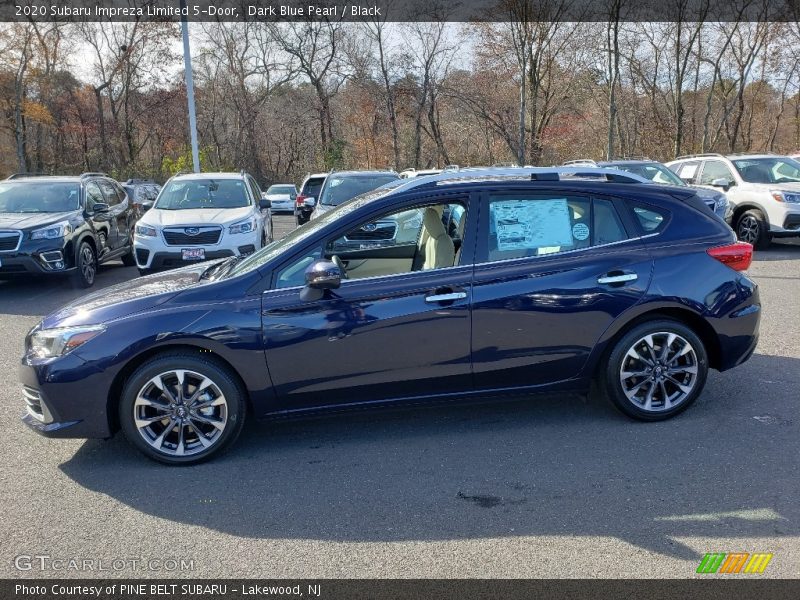 Dark Blue Pearl / Black 2020 Subaru Impreza Limited 5-Door