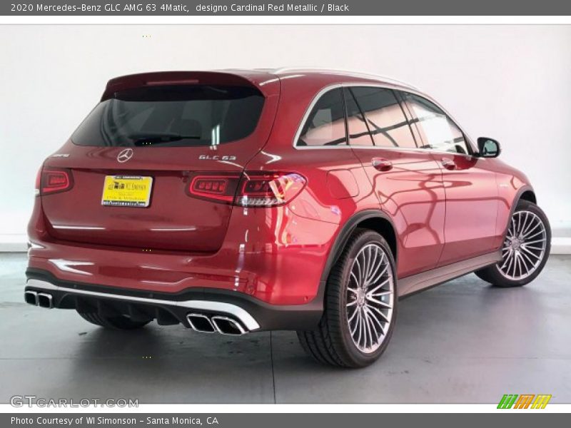 designo Cardinal Red Metallic / Black 2020 Mercedes-Benz GLC AMG 63 4Matic