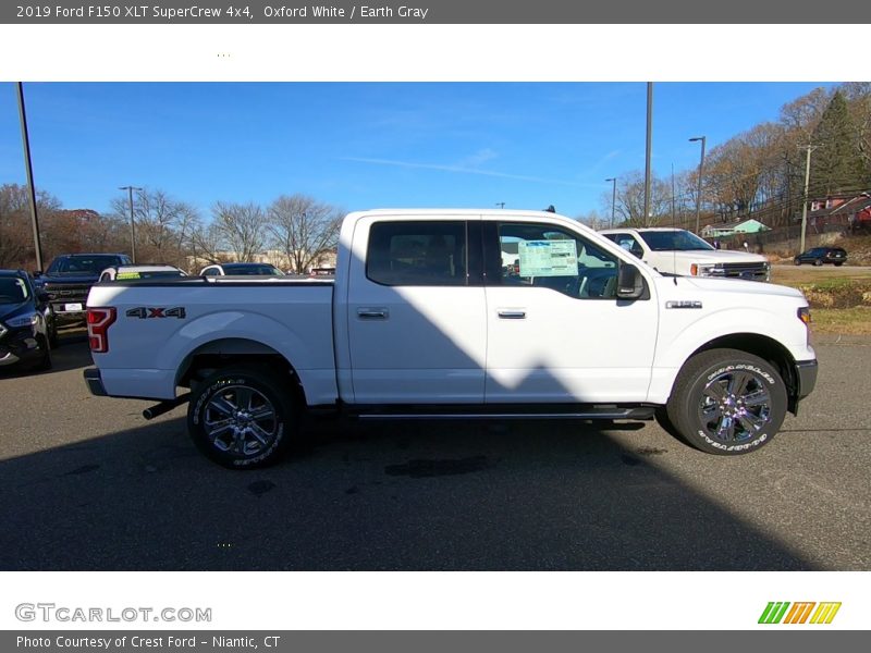 Oxford White / Earth Gray 2019 Ford F150 XLT SuperCrew 4x4