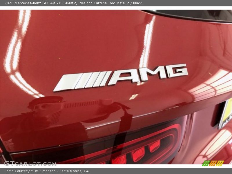 designo Cardinal Red Metallic / Black 2020 Mercedes-Benz GLC AMG 63 4Matic