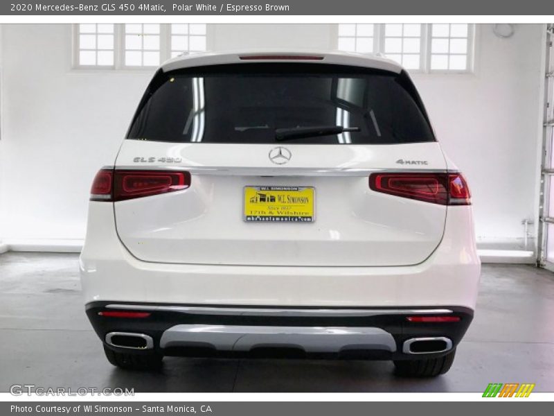 Polar White / Espresso Brown 2020 Mercedes-Benz GLS 450 4Matic