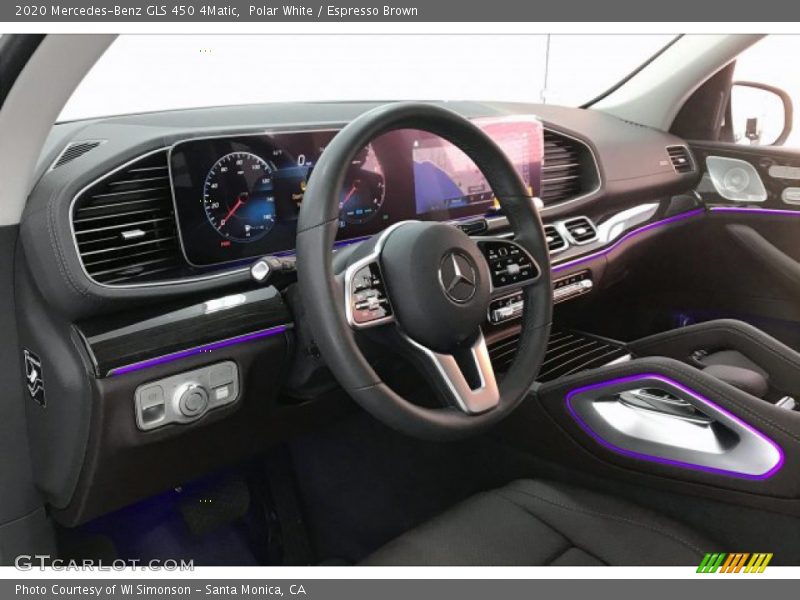 Polar White / Espresso Brown 2020 Mercedes-Benz GLS 450 4Matic