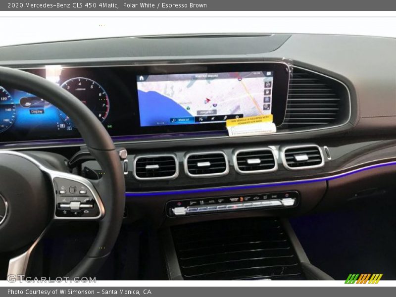 Polar White / Espresso Brown 2020 Mercedes-Benz GLS 450 4Matic