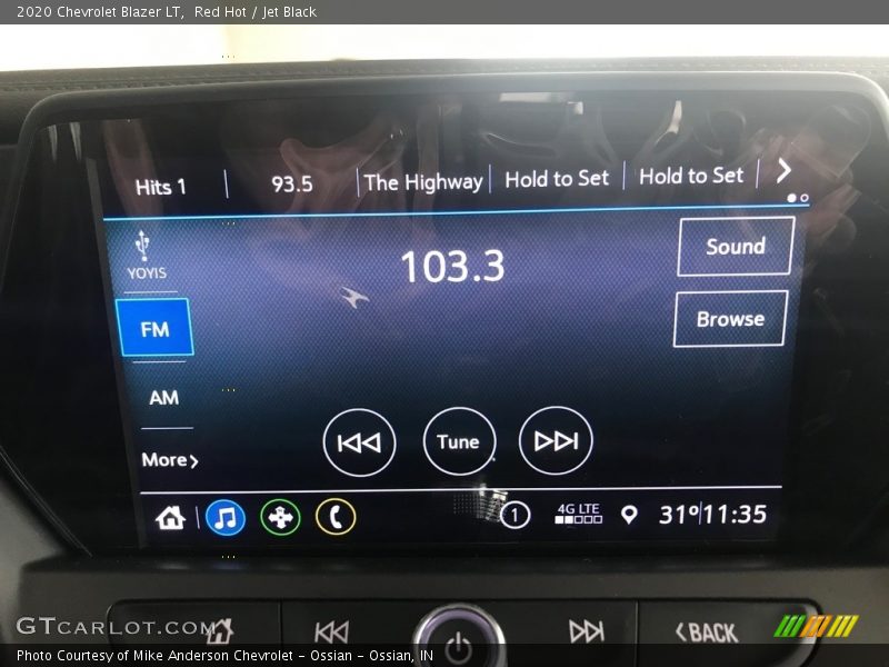 Red Hot / Jet Black 2020 Chevrolet Blazer LT