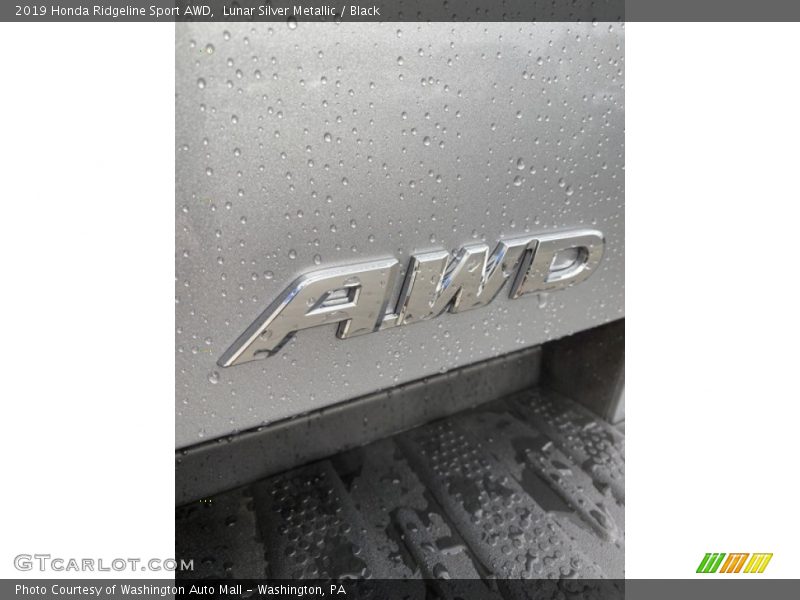 Lunar Silver Metallic / Black 2019 Honda Ridgeline Sport AWD