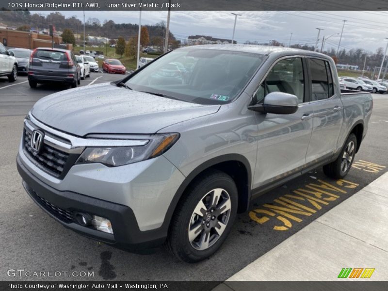 Lunar Silver Metallic / Black 2019 Honda Ridgeline RTL AWD