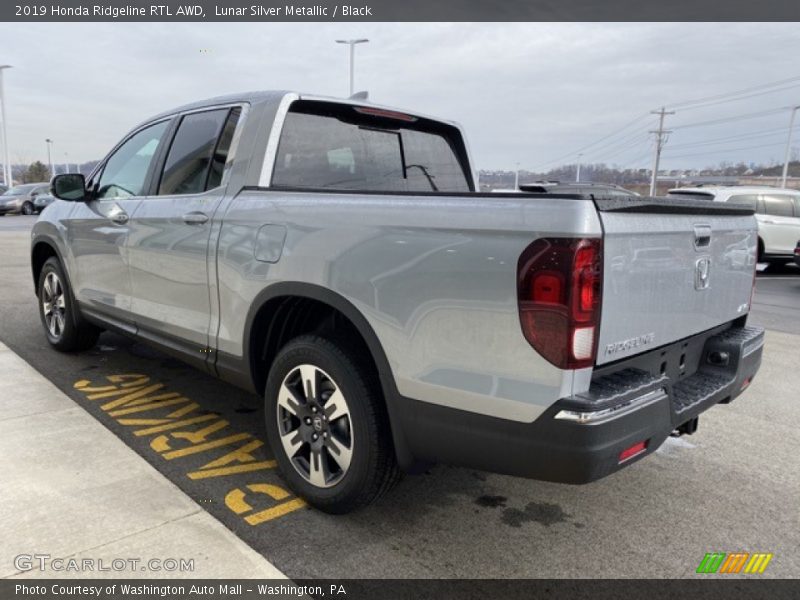 Lunar Silver Metallic / Black 2019 Honda Ridgeline RTL AWD