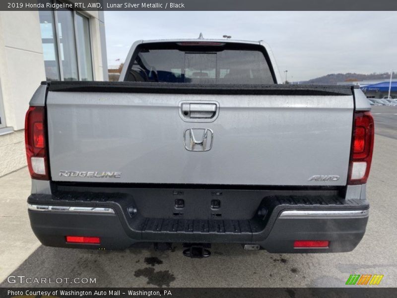 Lunar Silver Metallic / Black 2019 Honda Ridgeline RTL AWD