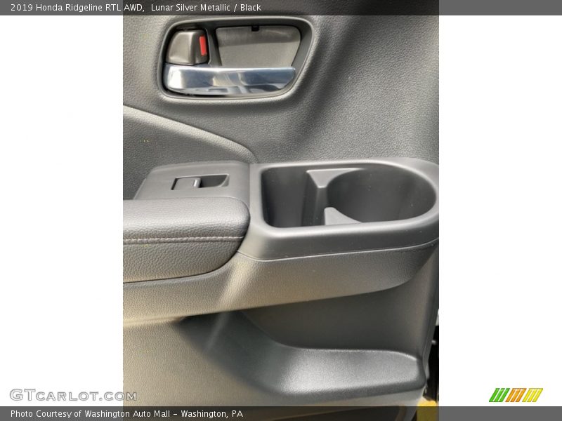Lunar Silver Metallic / Black 2019 Honda Ridgeline RTL AWD