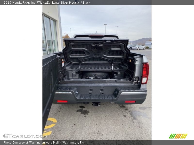 Lunar Silver Metallic / Black 2019 Honda Ridgeline RTL AWD