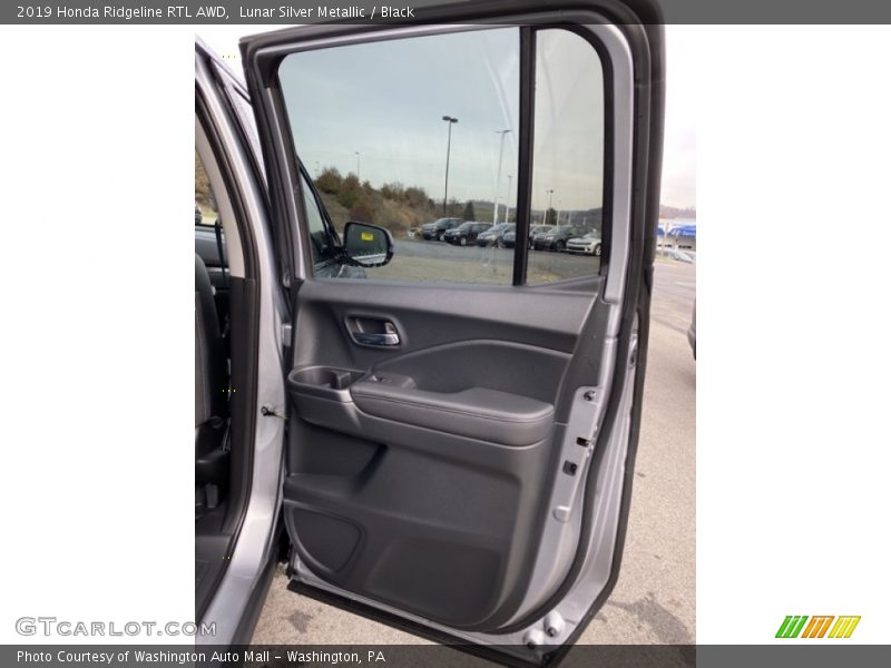 Lunar Silver Metallic / Black 2019 Honda Ridgeline RTL AWD