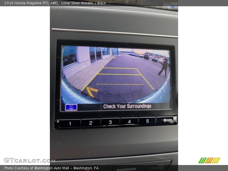 Lunar Silver Metallic / Black 2019 Honda Ridgeline RTL AWD