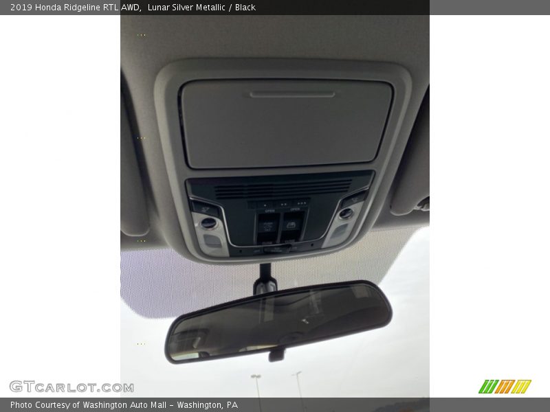 Lunar Silver Metallic / Black 2019 Honda Ridgeline RTL AWD