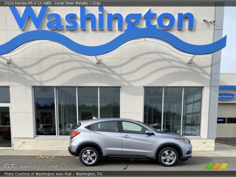 Lunar Silver Metallic / Gray 2020 Honda HR-V LX AWD