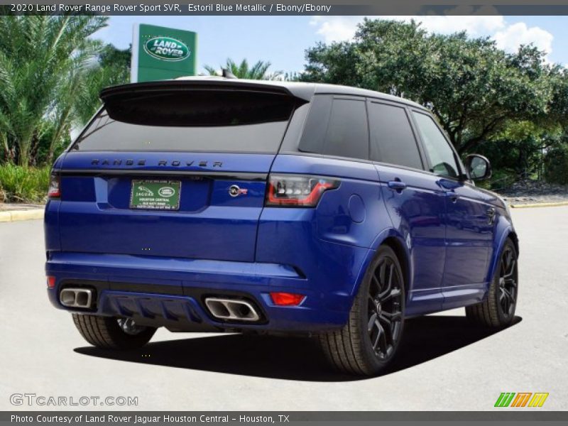 Estoril Blue Metallic / Ebony/Ebony 2020 Land Rover Range Rover Sport SVR