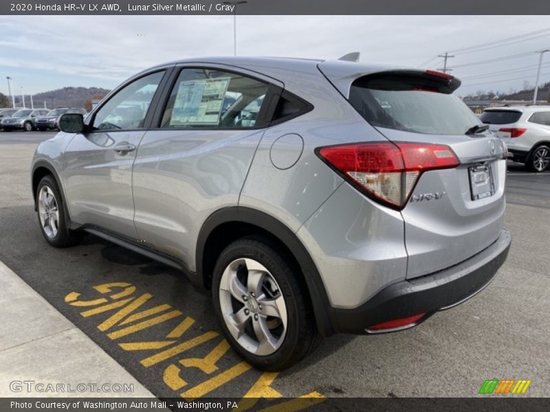 Lunar Silver Metallic / Gray 2020 Honda HR-V LX AWD