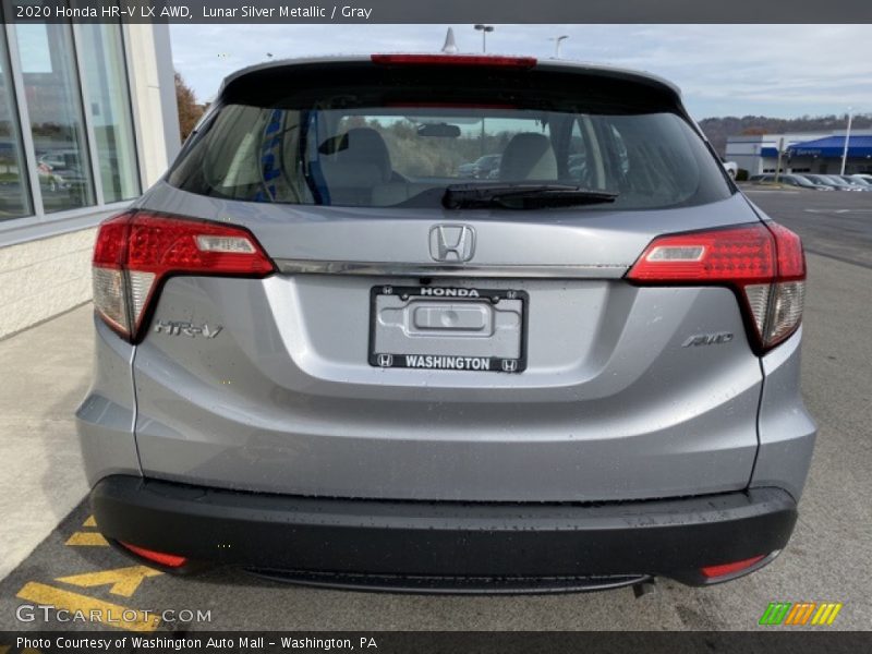 Lunar Silver Metallic / Gray 2020 Honda HR-V LX AWD