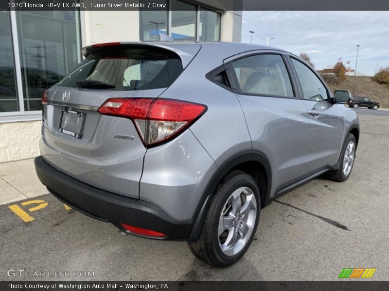 Lunar Silver Metallic / Gray 2020 Honda HR-V LX AWD