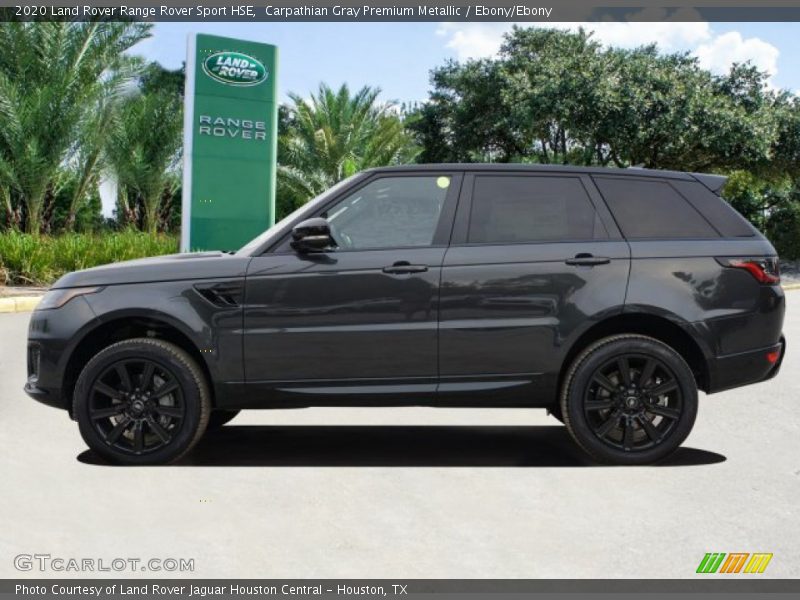 Carpathian Gray Premium Metallic / Ebony/Ebony 2020 Land Rover Range Rover Sport HSE