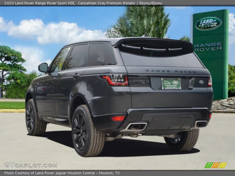 Carpathian Gray Premium Metallic / Ebony/Ebony 2020 Land Rover Range Rover Sport HSE