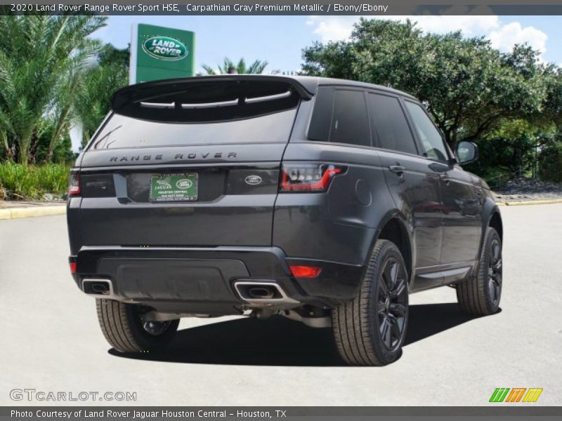 Carpathian Gray Premium Metallic / Ebony/Ebony 2020 Land Rover Range Rover Sport HSE