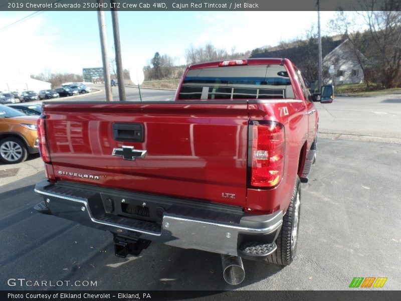 Cajun Red Tintcoat / Jet Black 2019 Chevrolet Silverado 2500HD LTZ Crew Cab 4WD