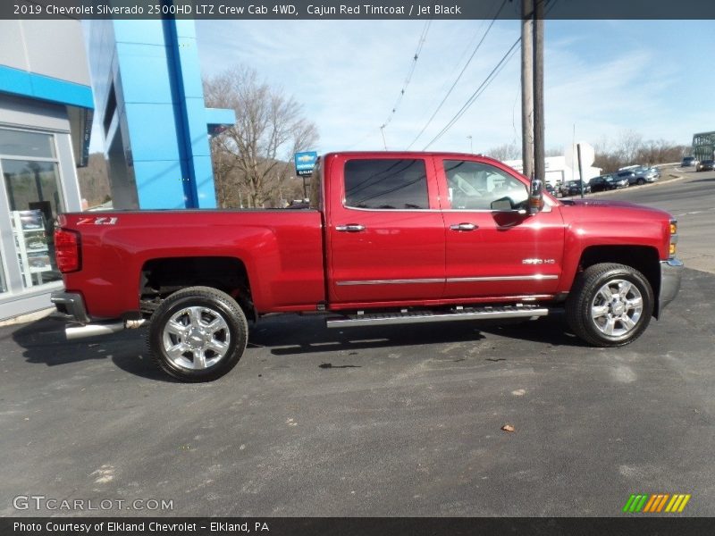Cajun Red Tintcoat / Jet Black 2019 Chevrolet Silverado 2500HD LTZ Crew Cab 4WD