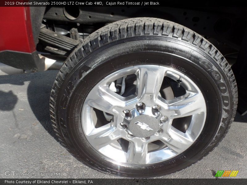 Cajun Red Tintcoat / Jet Black 2019 Chevrolet Silverado 2500HD LTZ Crew Cab 4WD