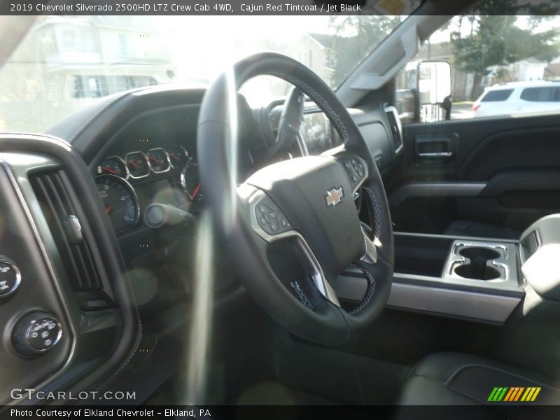 Cajun Red Tintcoat / Jet Black 2019 Chevrolet Silverado 2500HD LTZ Crew Cab 4WD