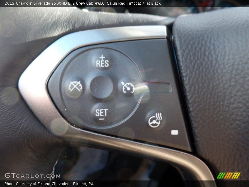 Cajun Red Tintcoat / Jet Black 2019 Chevrolet Silverado 2500HD LTZ Crew Cab 4WD