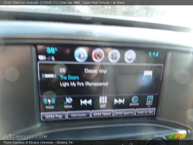 Cajun Red Tintcoat / Jet Black 2019 Chevrolet Silverado 2500HD LTZ Crew Cab 4WD