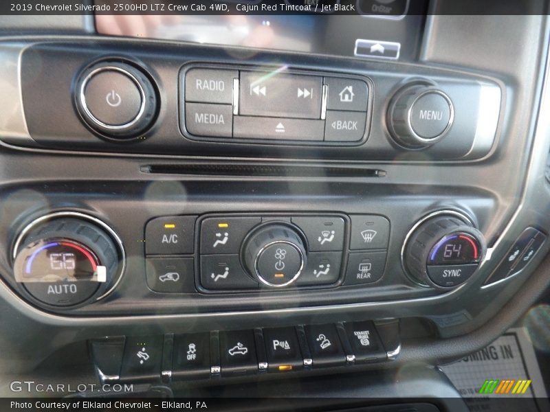 Cajun Red Tintcoat / Jet Black 2019 Chevrolet Silverado 2500HD LTZ Crew Cab 4WD