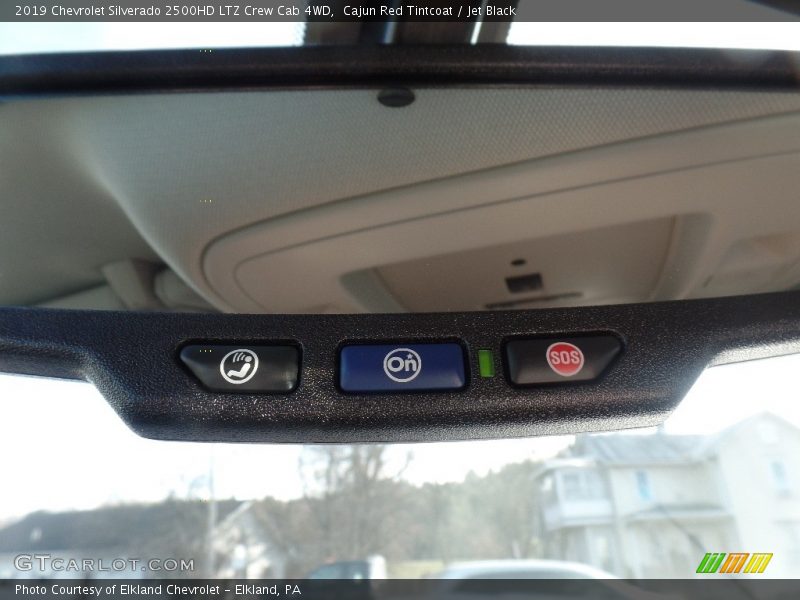 Cajun Red Tintcoat / Jet Black 2019 Chevrolet Silverado 2500HD LTZ Crew Cab 4WD