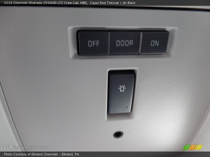 Cajun Red Tintcoat / Jet Black 2019 Chevrolet Silverado 2500HD LTZ Crew Cab 4WD