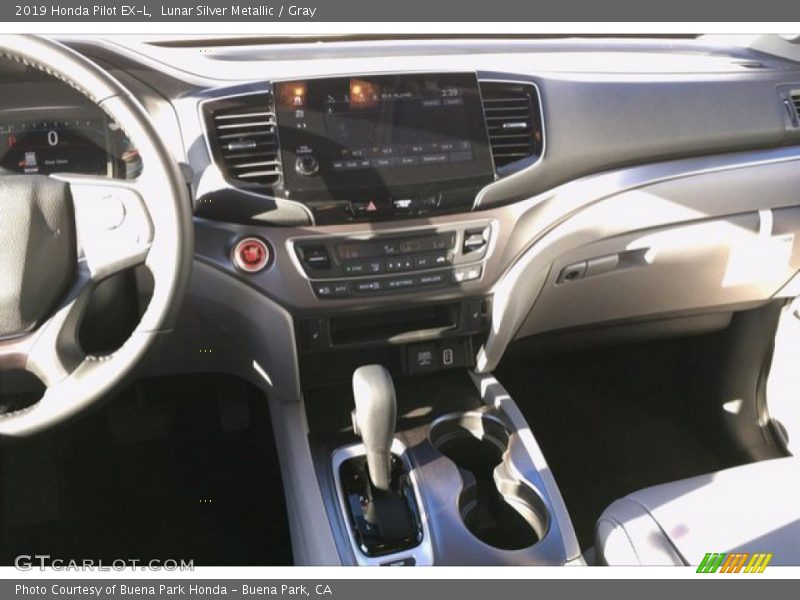 Lunar Silver Metallic / Gray 2019 Honda Pilot EX-L