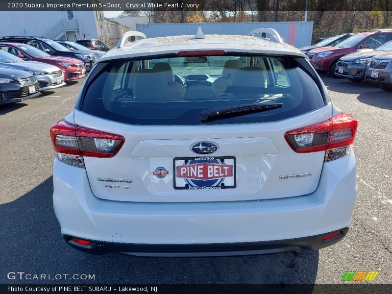 Crystal White Pearl / Ivory 2020 Subaru Impreza Premium 5-Door